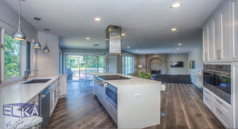 فضای U شکل آشپزخانه