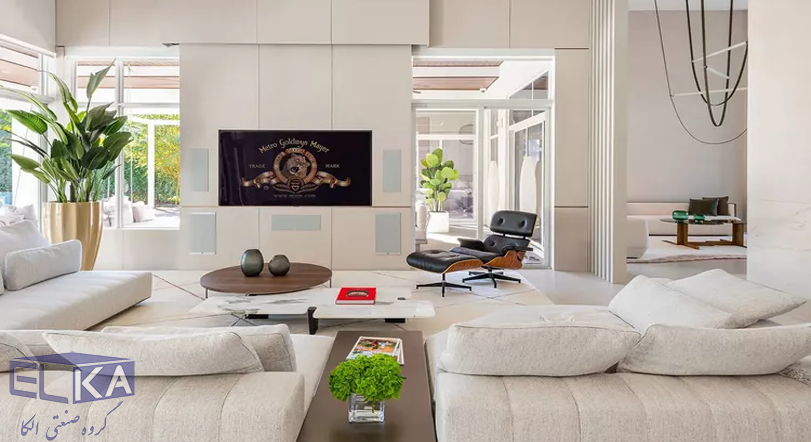 تی وی وال طرح مدرن