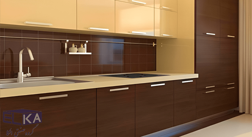 کابینت قهوه ای