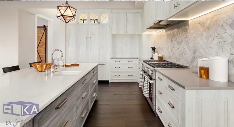 صفحه کابینت سفید